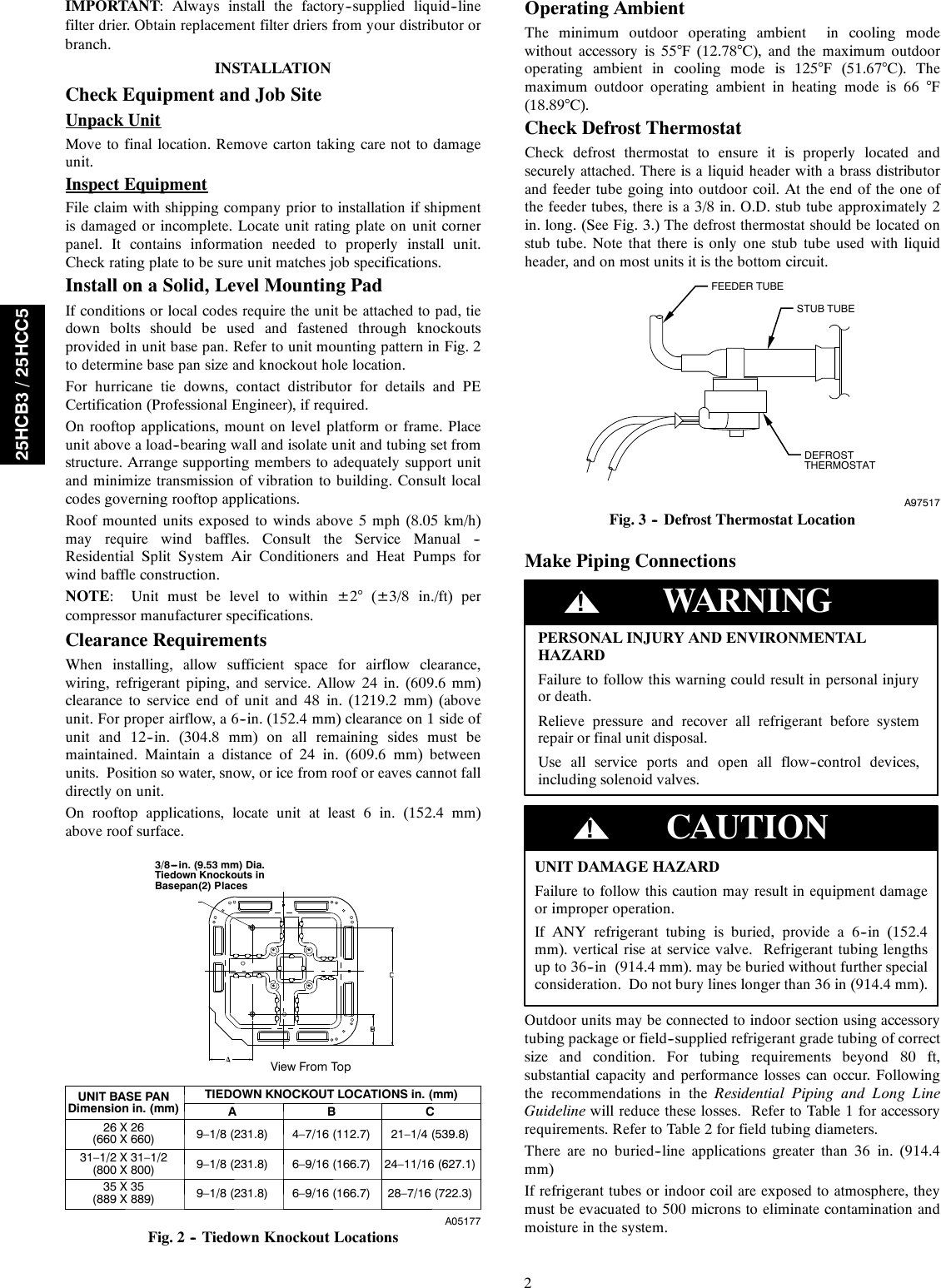Page 2 of 8 - Carrier Carrier-Comfort-Series-25Hcb3-Users-Manual- 25HCB-C-3SI  Carrier-comfort-series-25hcb3-users-manual