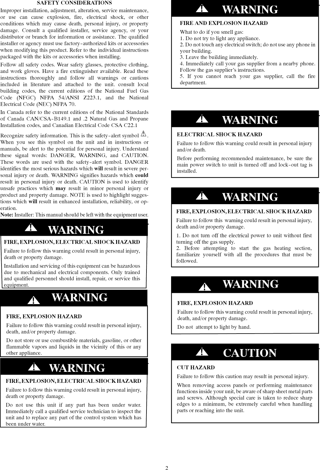 Page 2 of 10 - Carrier Carrier-Seer-48Es-Users-Manual-  Carrier-seer-48es-users-manual