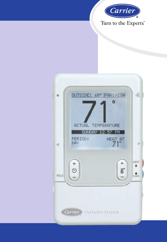 Home Programmable Thermostats Programmable Digital Thermostat Carrier