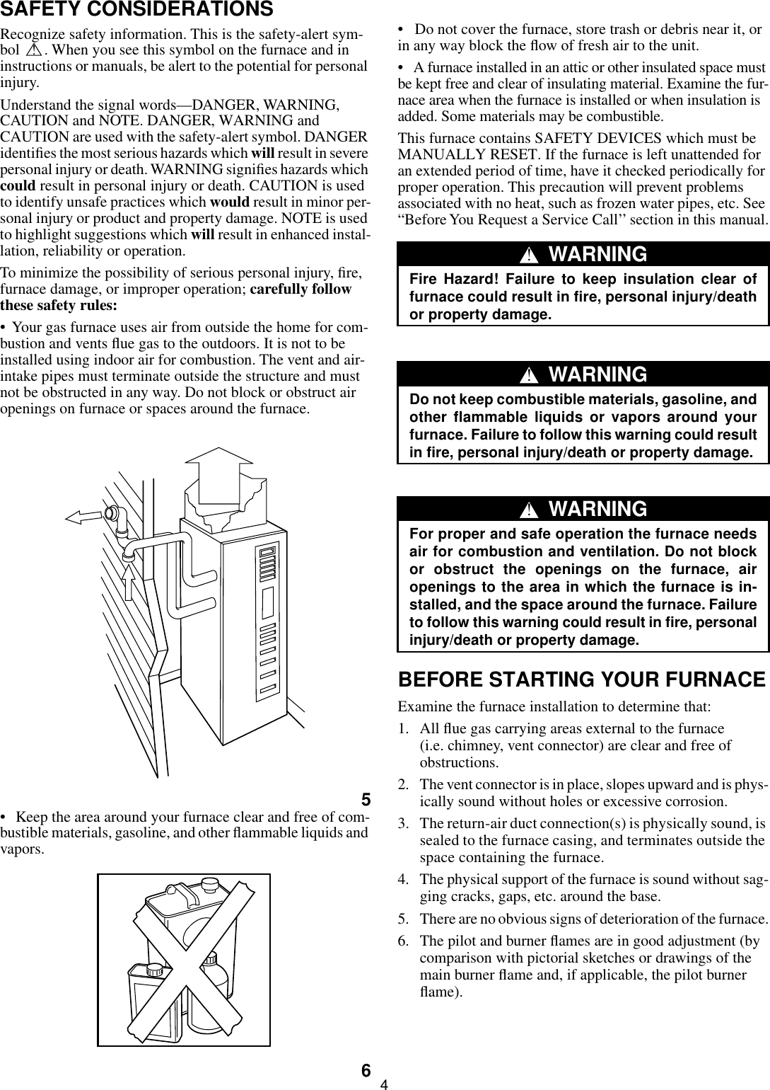 Page 4 of 12 - Carrier Carrier-Weathermaker-Infinity-58Mca-Users-Manual-  Carrier-weathermaker-infinity-58mca-users-manual