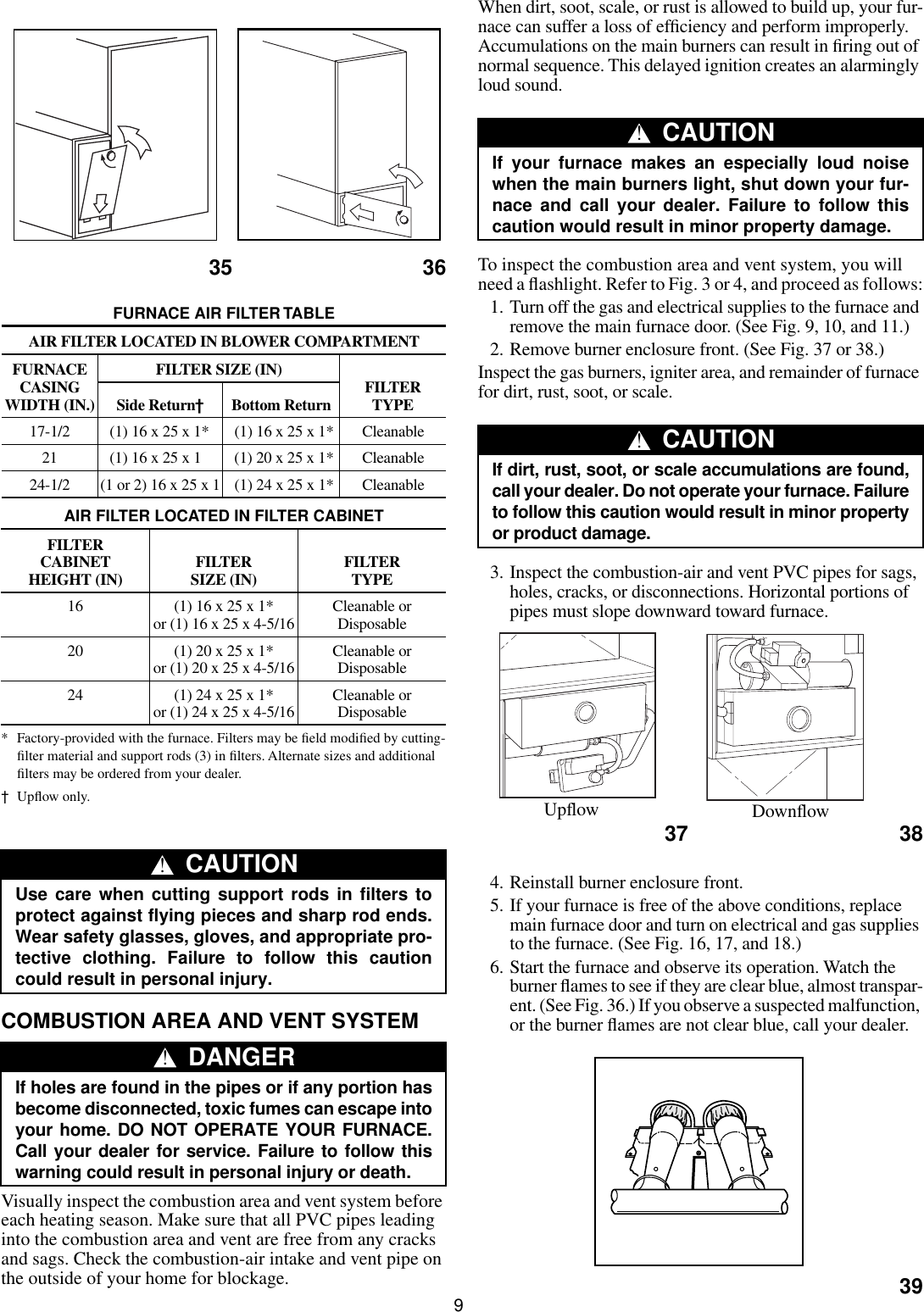 Page 9 of 12 - Carrier Carrier-Weathermaker-Infinity-58Mca-Users-Manual-  Carrier-weathermaker-infinity-58mca-users-manual