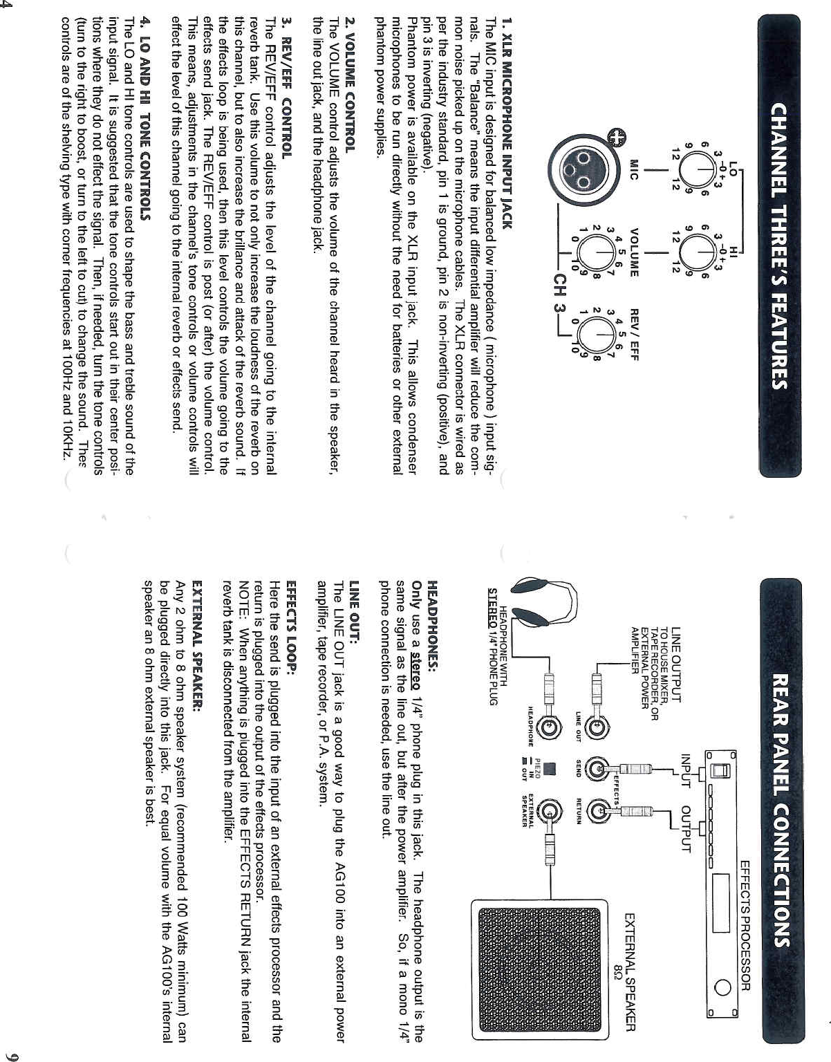 Page 3 of 10 - Carvin Carvin-Ag100-Owners-Manual