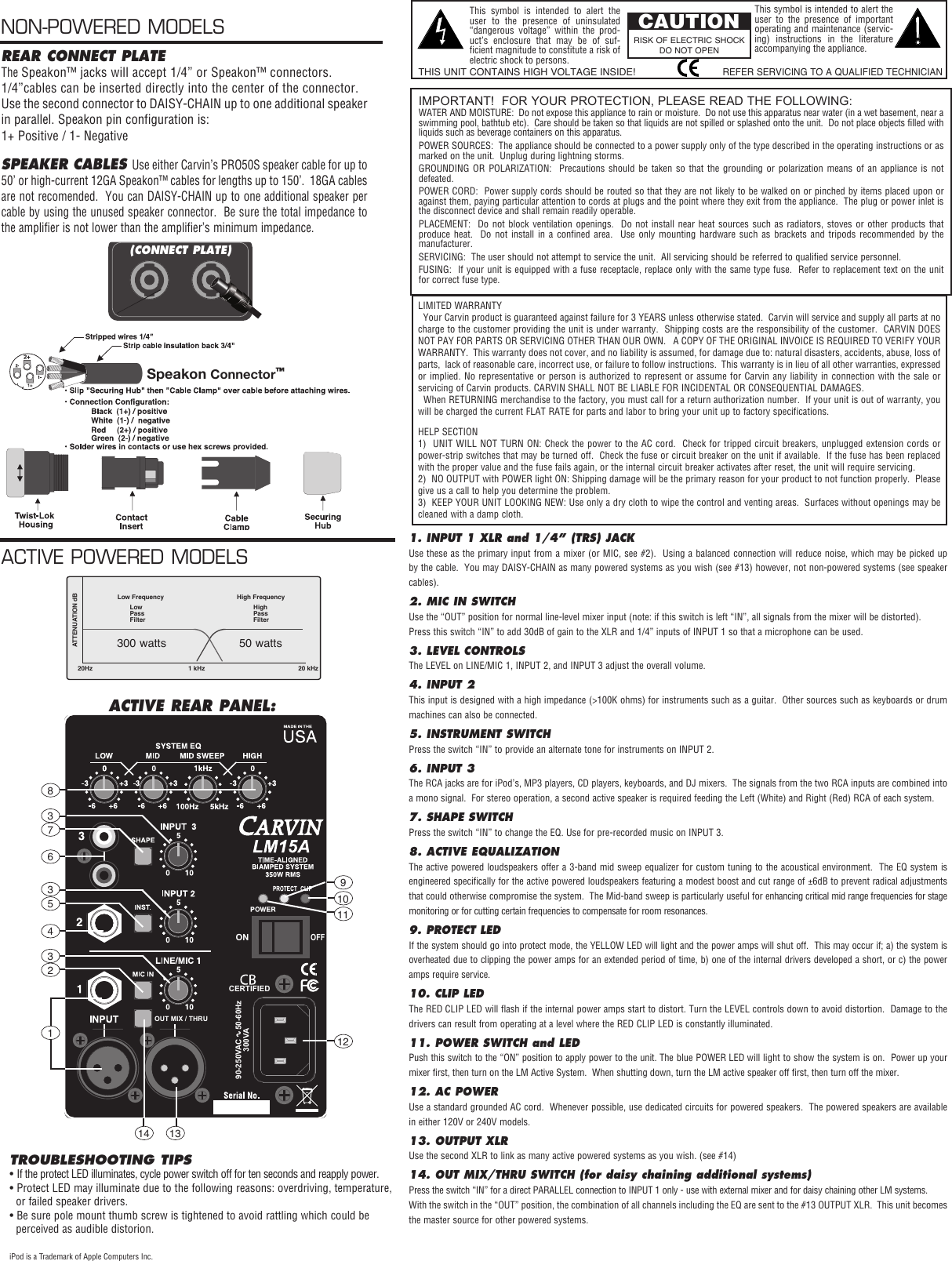 carvin lm15