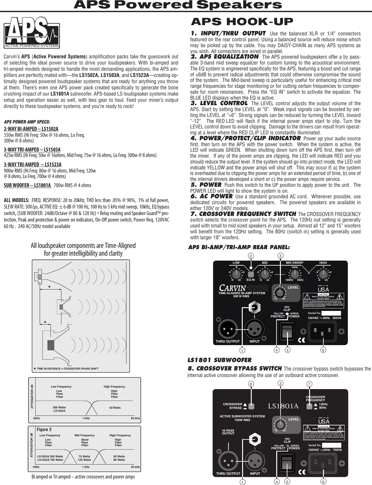 Page 4 of 4 - Carvin Carvin-Ls1802-Owners-Manual 76-15230A -LSCLUB SPKRS