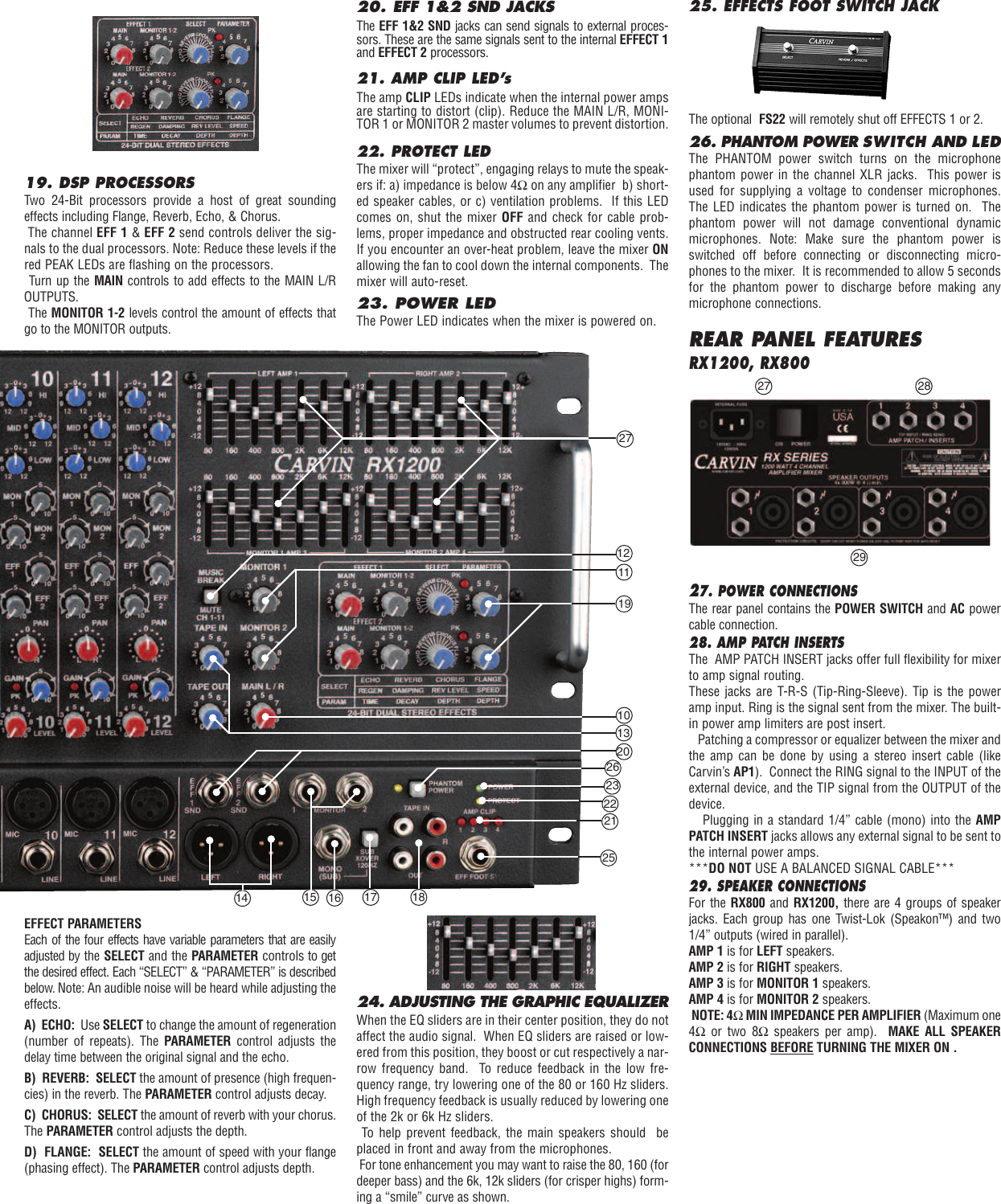 Page 4 of 4 - Carvin Carvin-Rx1200R-Owners-Manual RX1200 05.QX