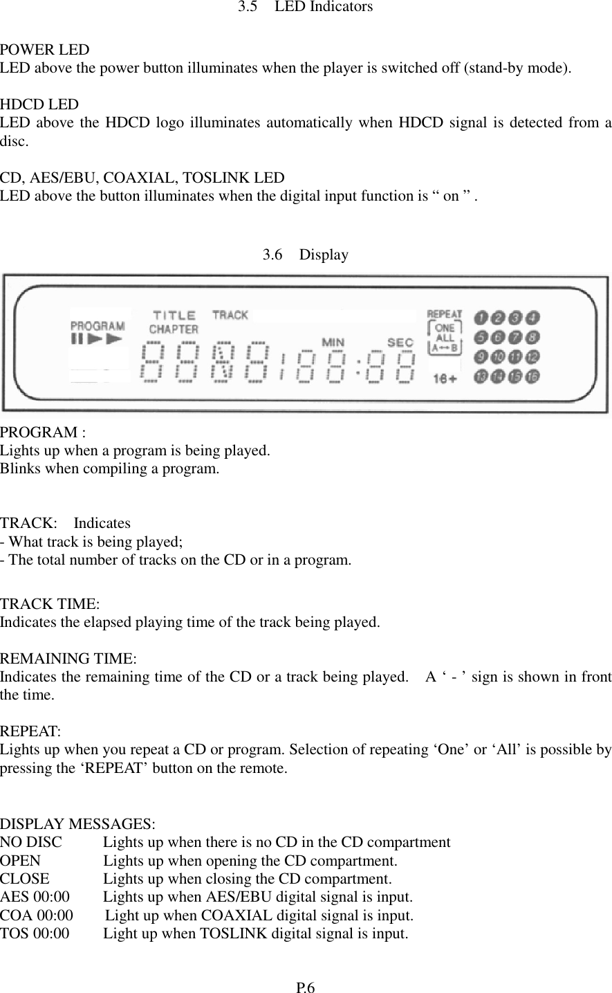 Page 7 of 12 - Cary-Audio-Design Cary-Audio-Design-Cd-200-Users-Manual- CD 306/200 Operating Manual  Cary-audio-design-cd-200-users-manual