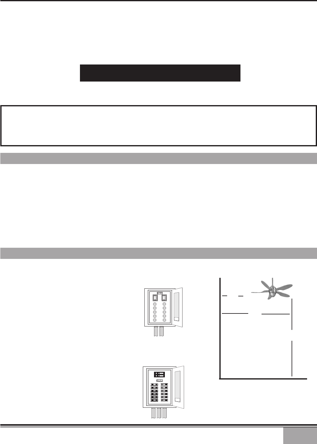 Casablanca Fan Company Modena Ii C10Gxxm Users Manual