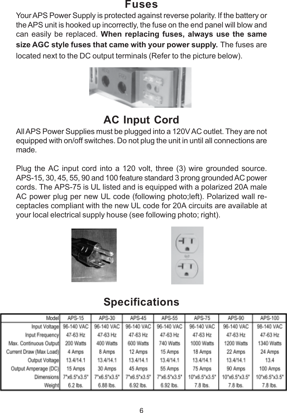 Cascade Audio Engineering Power Supply 100 Users Manual APS