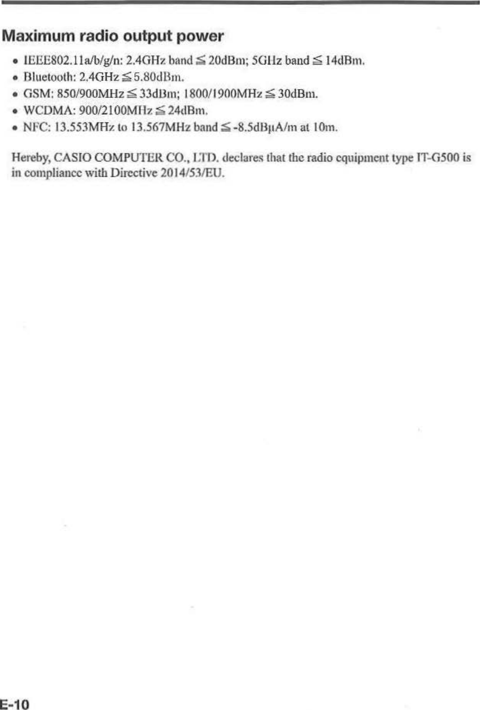 Page 12 of Casio Computer ITG500B Handheld Terminal User Manual 05