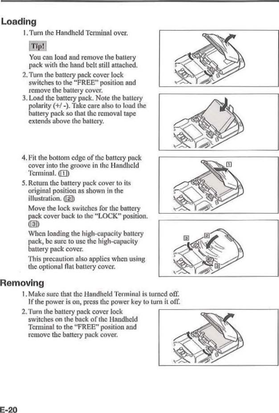 Page 22 of Casio Computer ITG500B Handheld Terminal User Manual 05