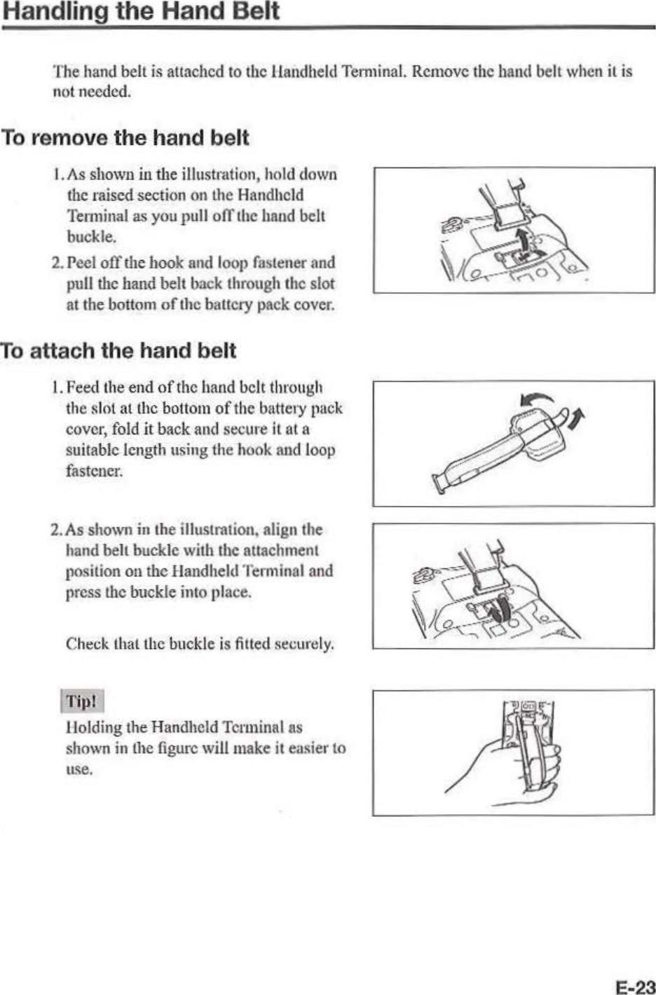 Page 25 of Casio Computer ITG500B Handheld Terminal User Manual 05