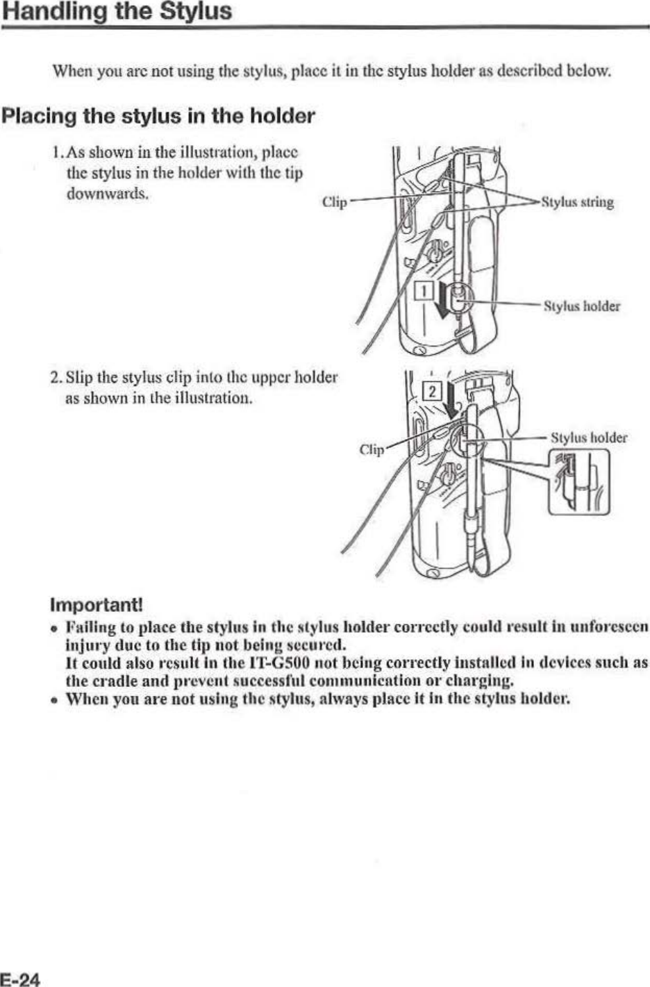 Page 26 of Casio Computer ITG500B Handheld Terminal User Manual 05