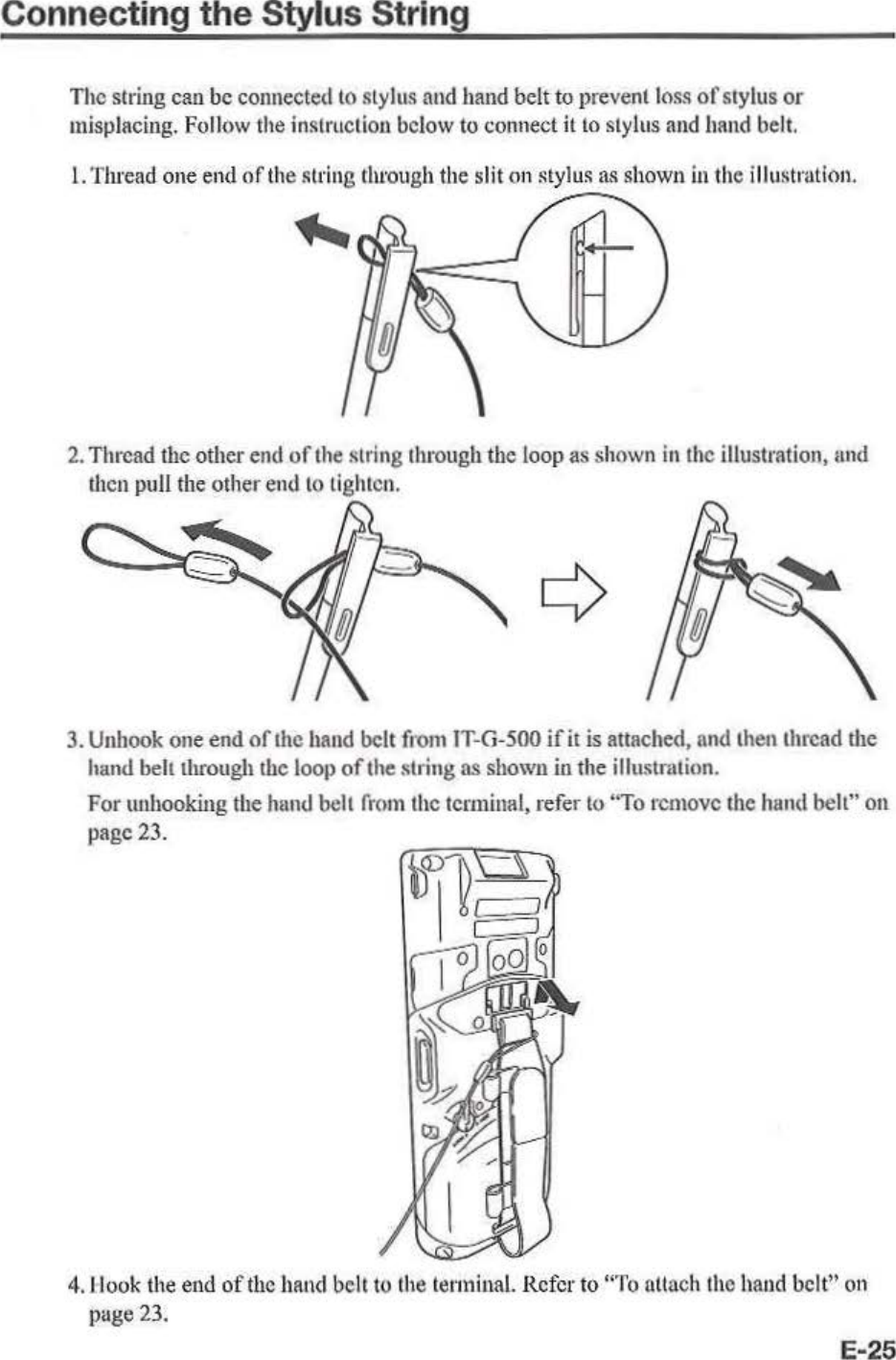 Page 27 of Casio Computer ITG500B Handheld Terminal User Manual 05