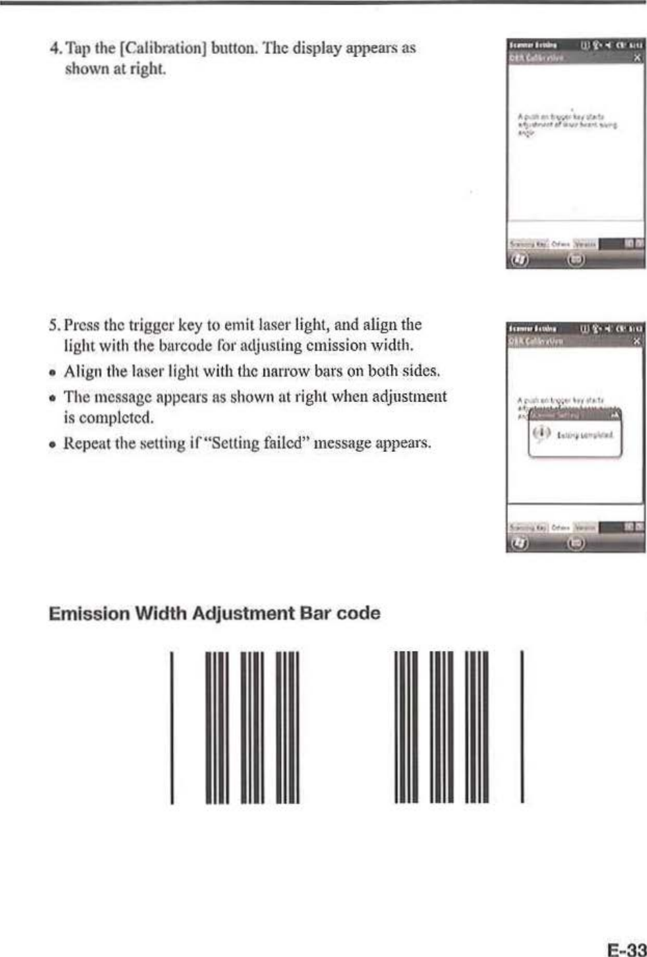 Page 35 of Casio Computer ITG500B Handheld Terminal User Manual 05