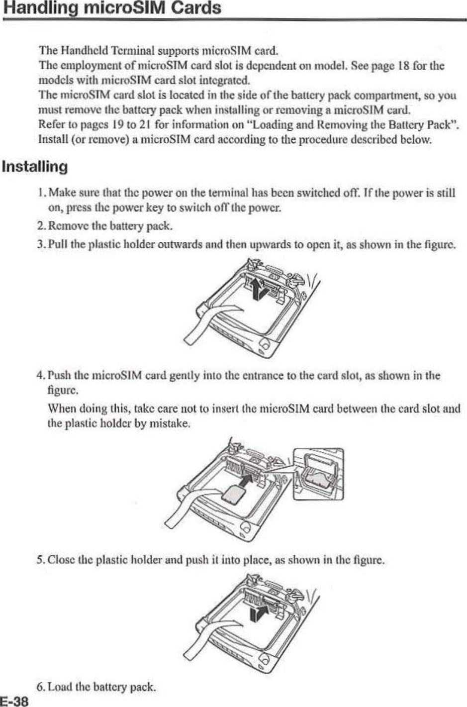 Page 40 of Casio Computer ITG500B Handheld Terminal User Manual 05