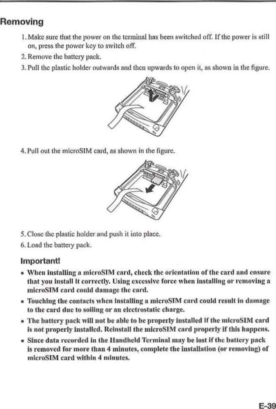 Page 41 of Casio Computer ITG500B Handheld Terminal User Manual 05