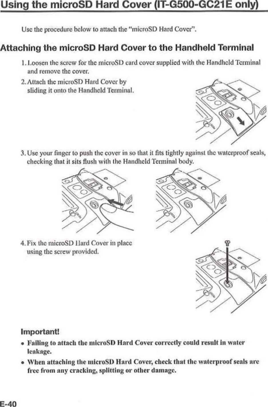 Page 42 of Casio Computer ITG500B Handheld Terminal User Manual 05