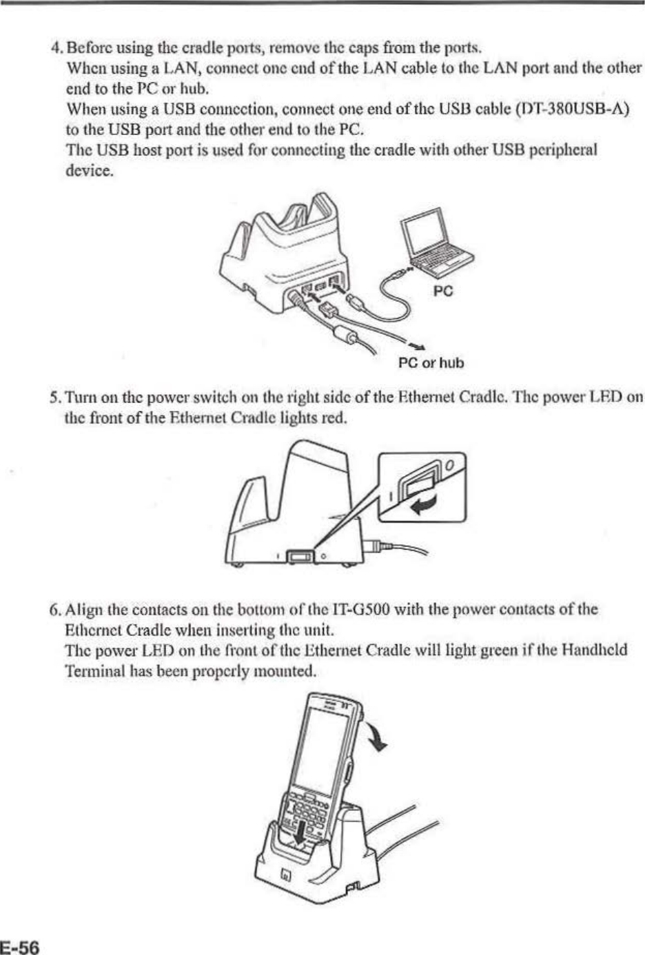 Page 58 of Casio Computer ITG500B Handheld Terminal User Manual 05