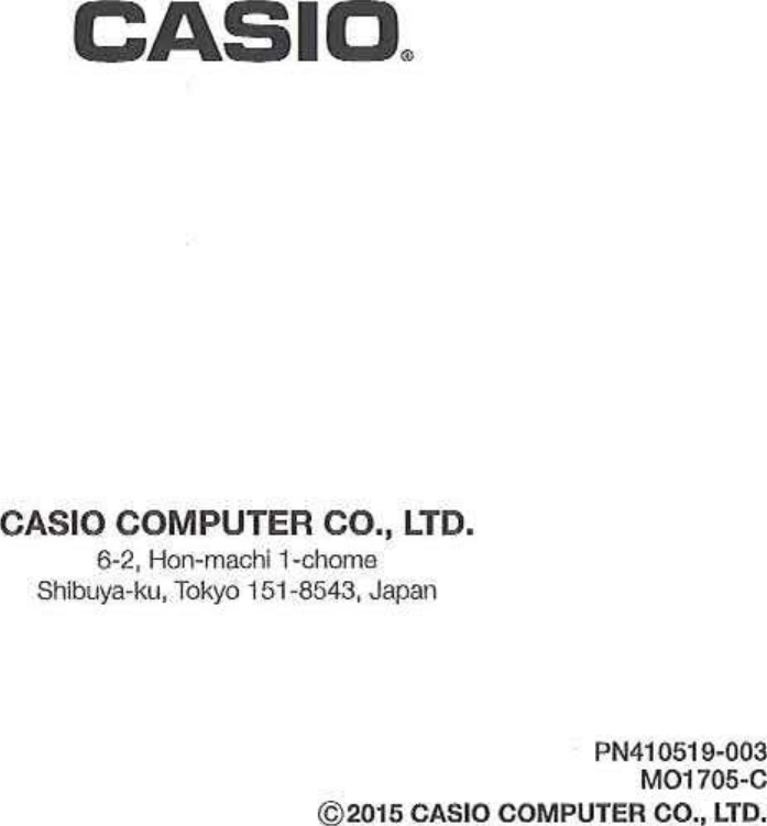 Page 70 of Casio Computer ITG500B Handheld Terminal User Manual 05