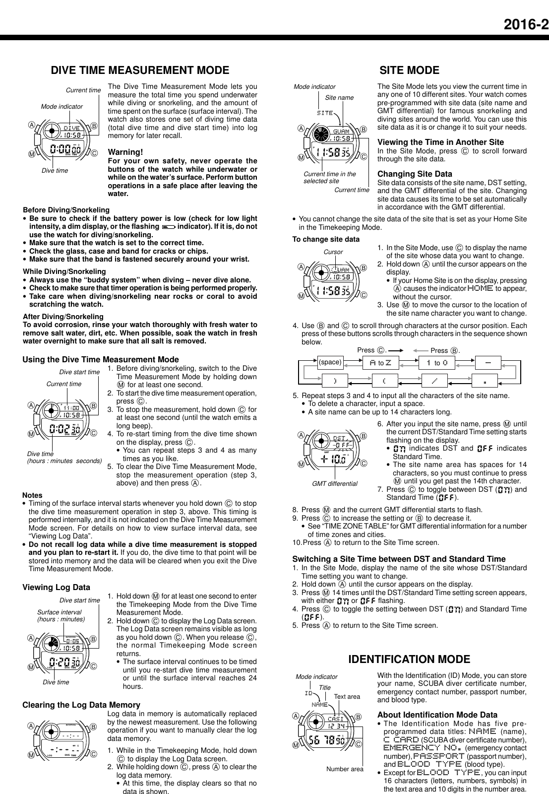 Page 2 of 5 - Casio Casio-2016-Users-Manual- QW-2016  Casio-2016-users-manual