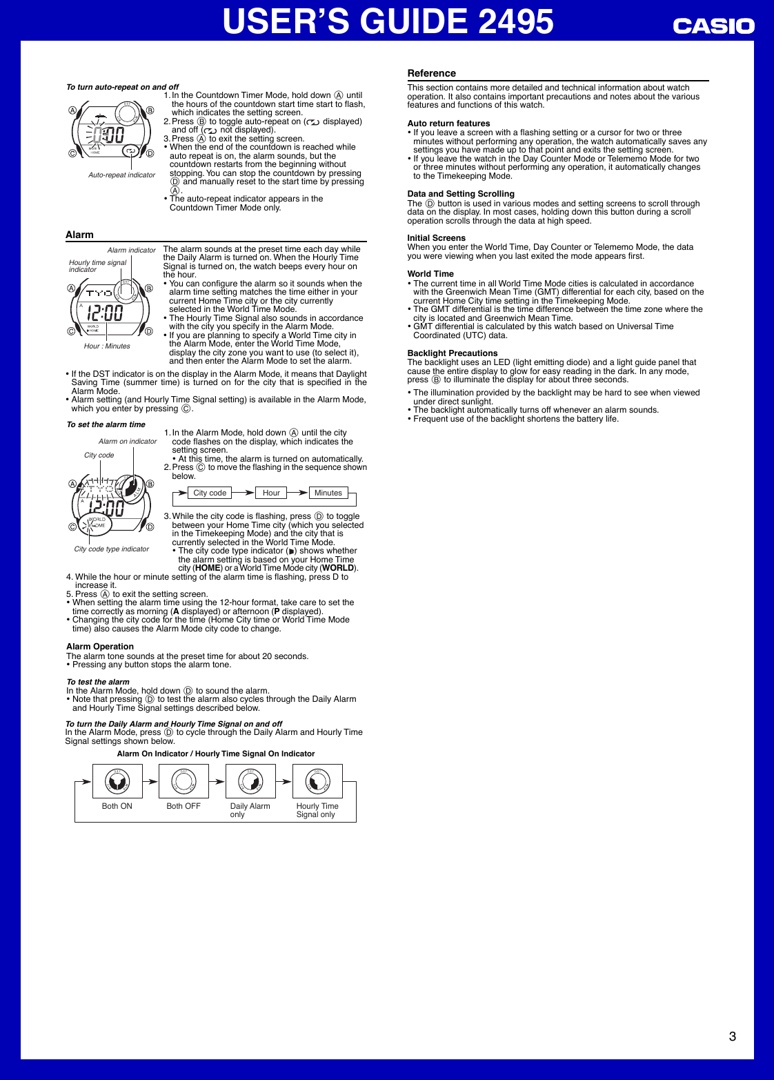 Page 3 of 3 - Casio Casio-2495-Users-Manual- QW-2495  Casio-2495-users-manual