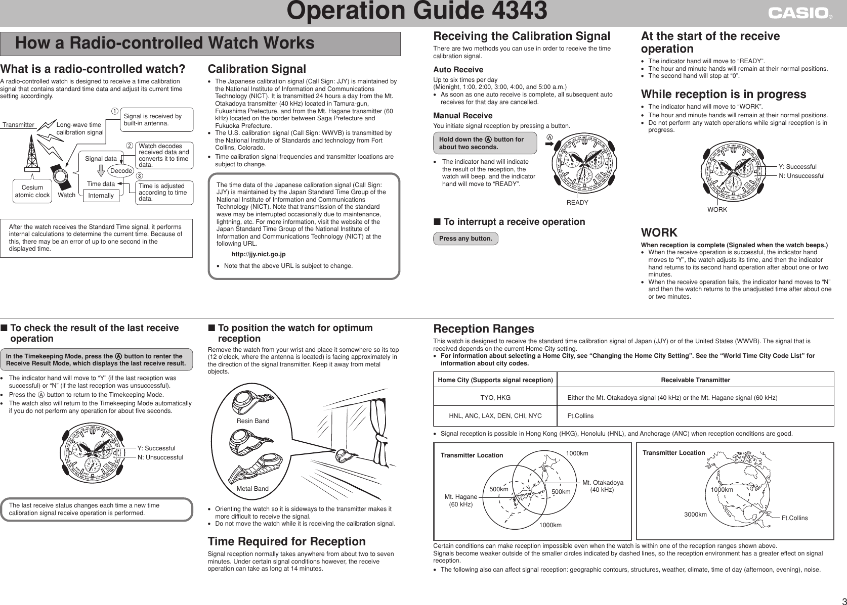 Page 3 of 7 - Casio Casio-4343-Users-Manual- QW-4343  Casio-4343-users-manual