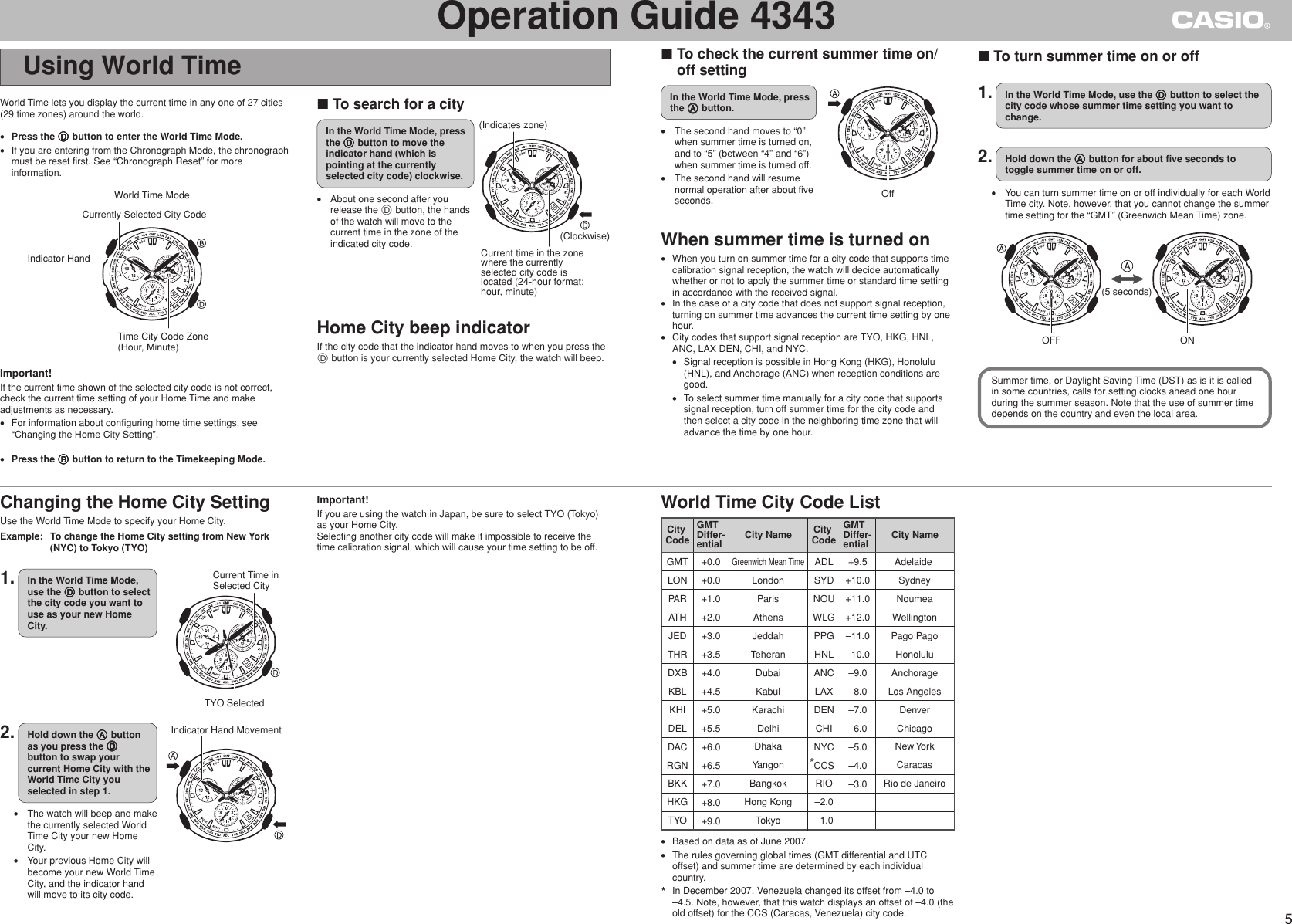 Page 5 of 7 - Casio Casio-4343-Users-Manual- QW-4343  Casio-4343-users-manual