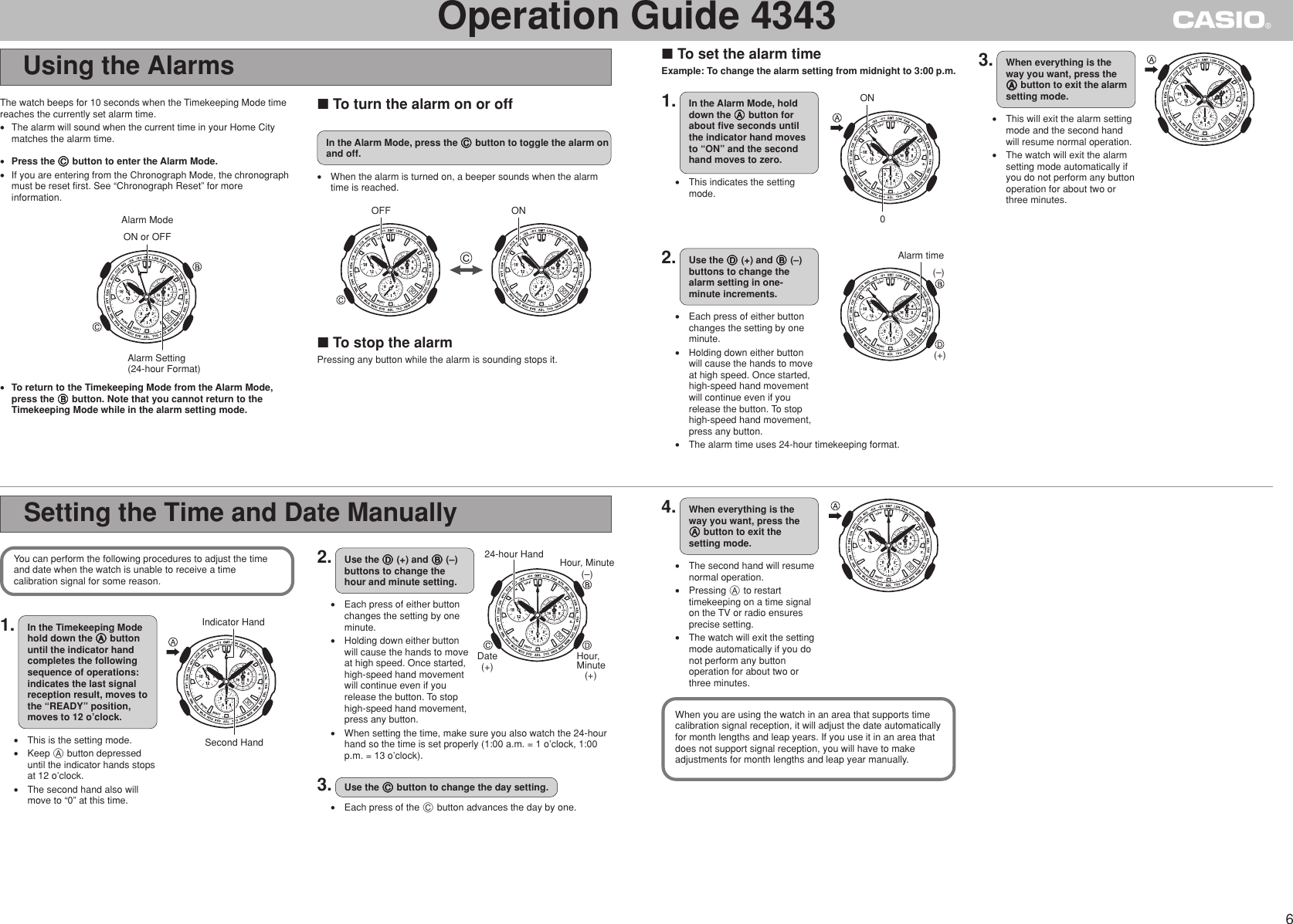 Page 6 of 7 - Casio Casio-4343-Users-Manual- QW-4343  Casio-4343-users-manual
