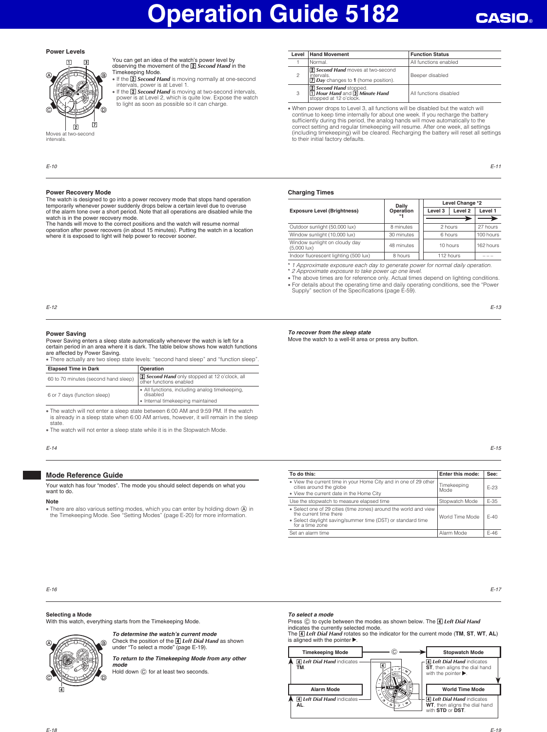 Page 2 of 7 - Casio Casio-5182-Users-Manual- QW-5182  Casio-5182-users-manual
