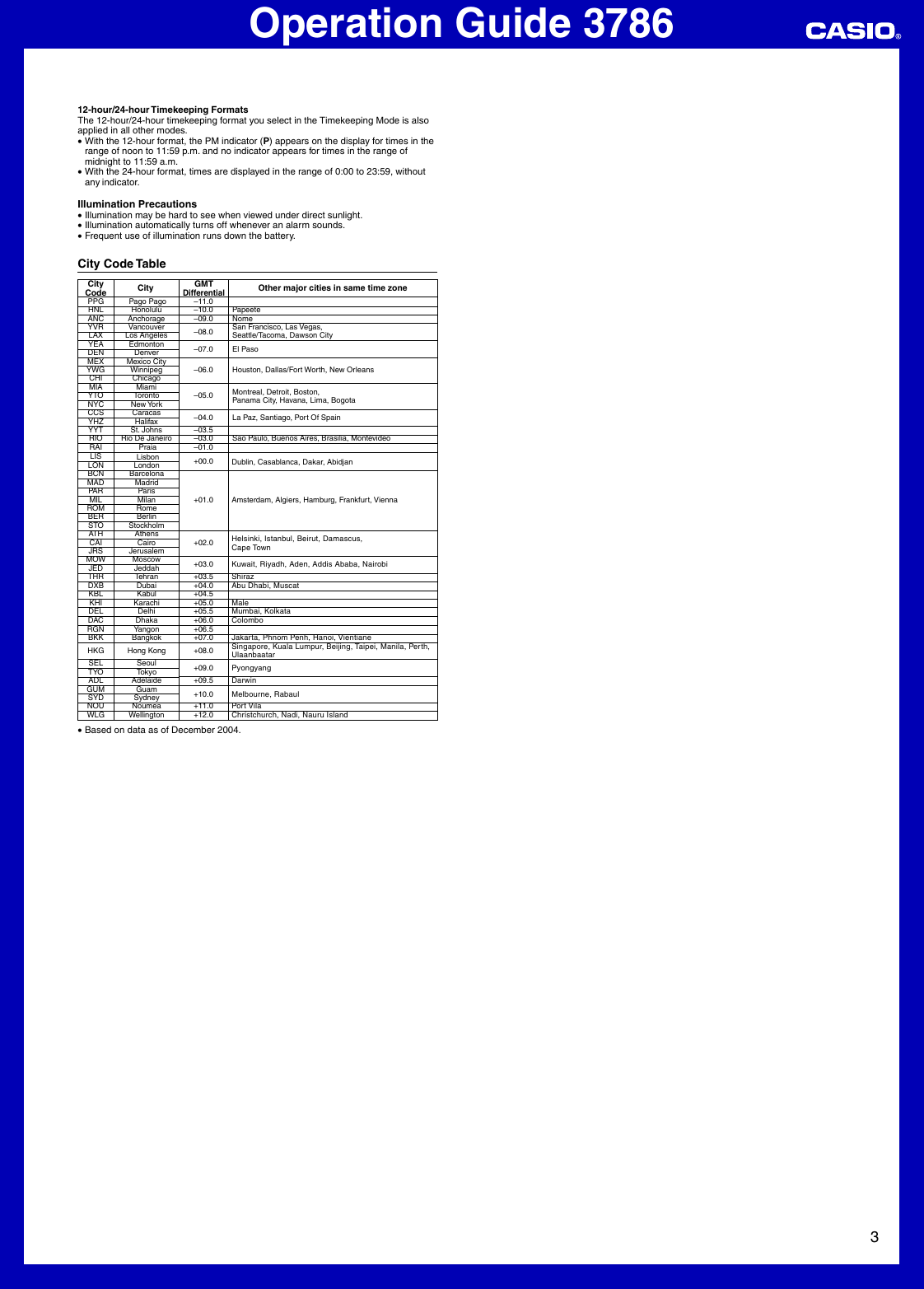 Page 3 of 3 - Casio Casio-Baby-G-Bg191-1B2-Operation-Manual- QW-3786  Casio-baby-g-bg191-1b2-operation-manual