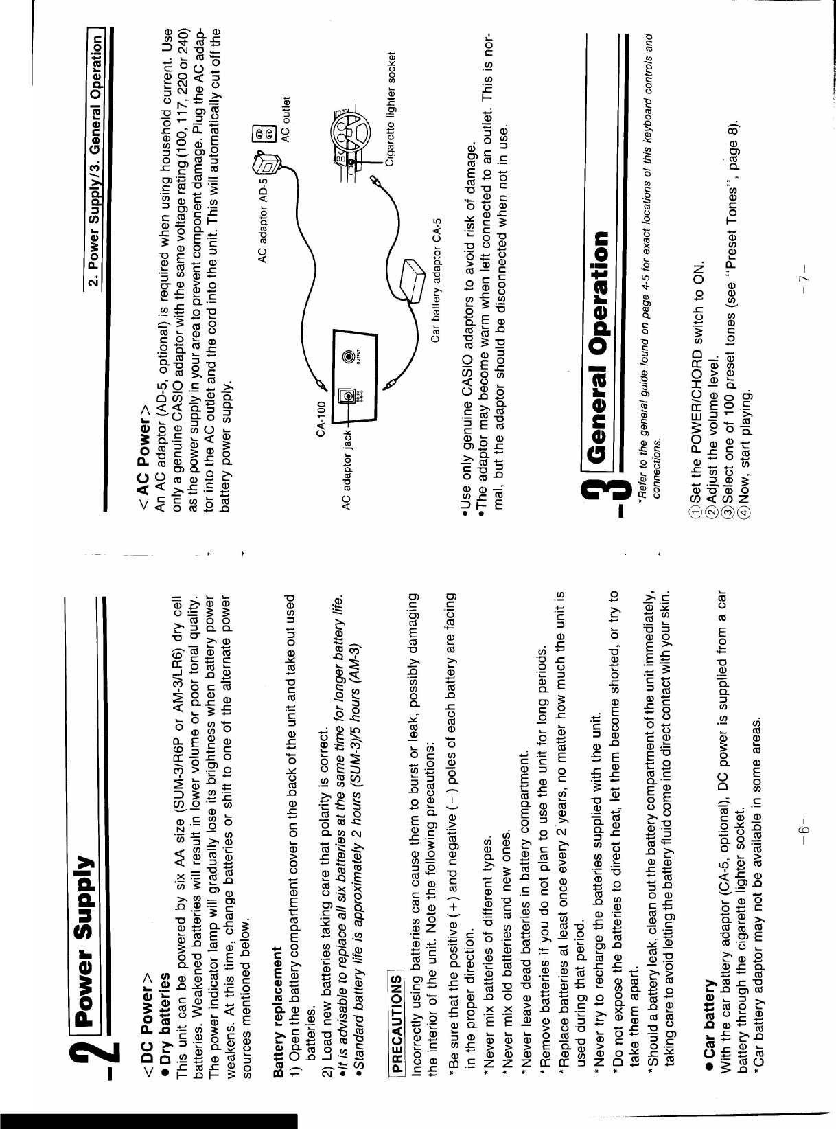Page 4 of 10 - Casio Casio-Ca-100-Quick-Start-Guide-822389 ManualsLib - Makes It Easy To Find Manuals Online! User Manual