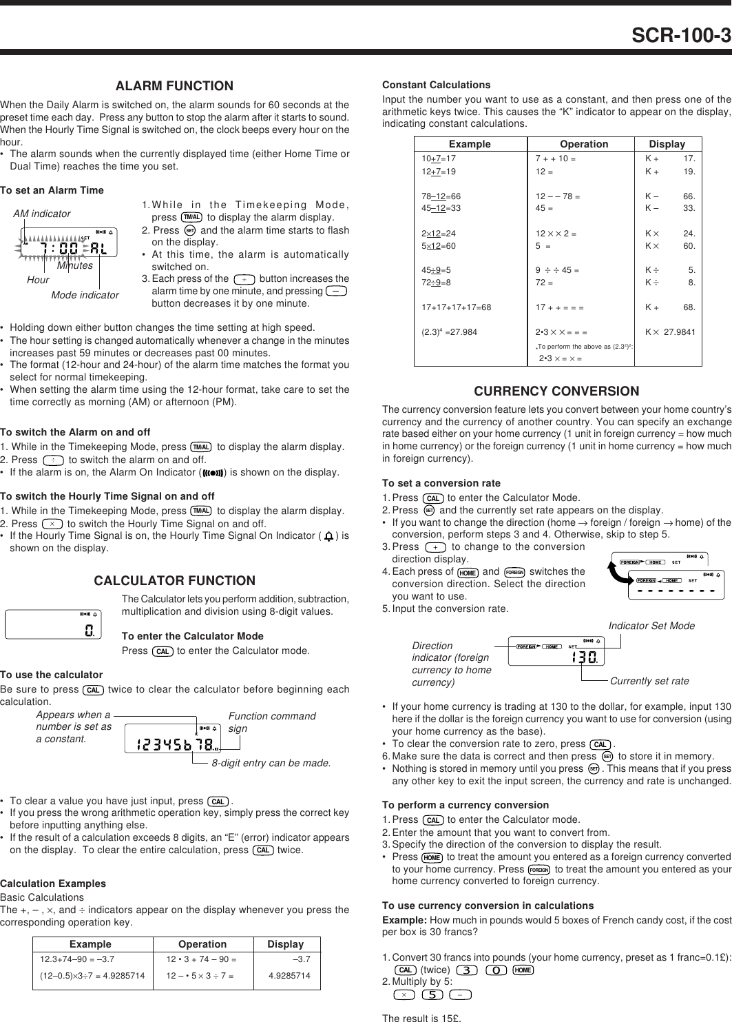 Page 3 of 3 - Casio Casio-Casio-Clock-Radio-Scr-100-1-Users-Manual- SCR-100(Opecha)  Casio-casio-clock-radio-scr-100-1-users-manual