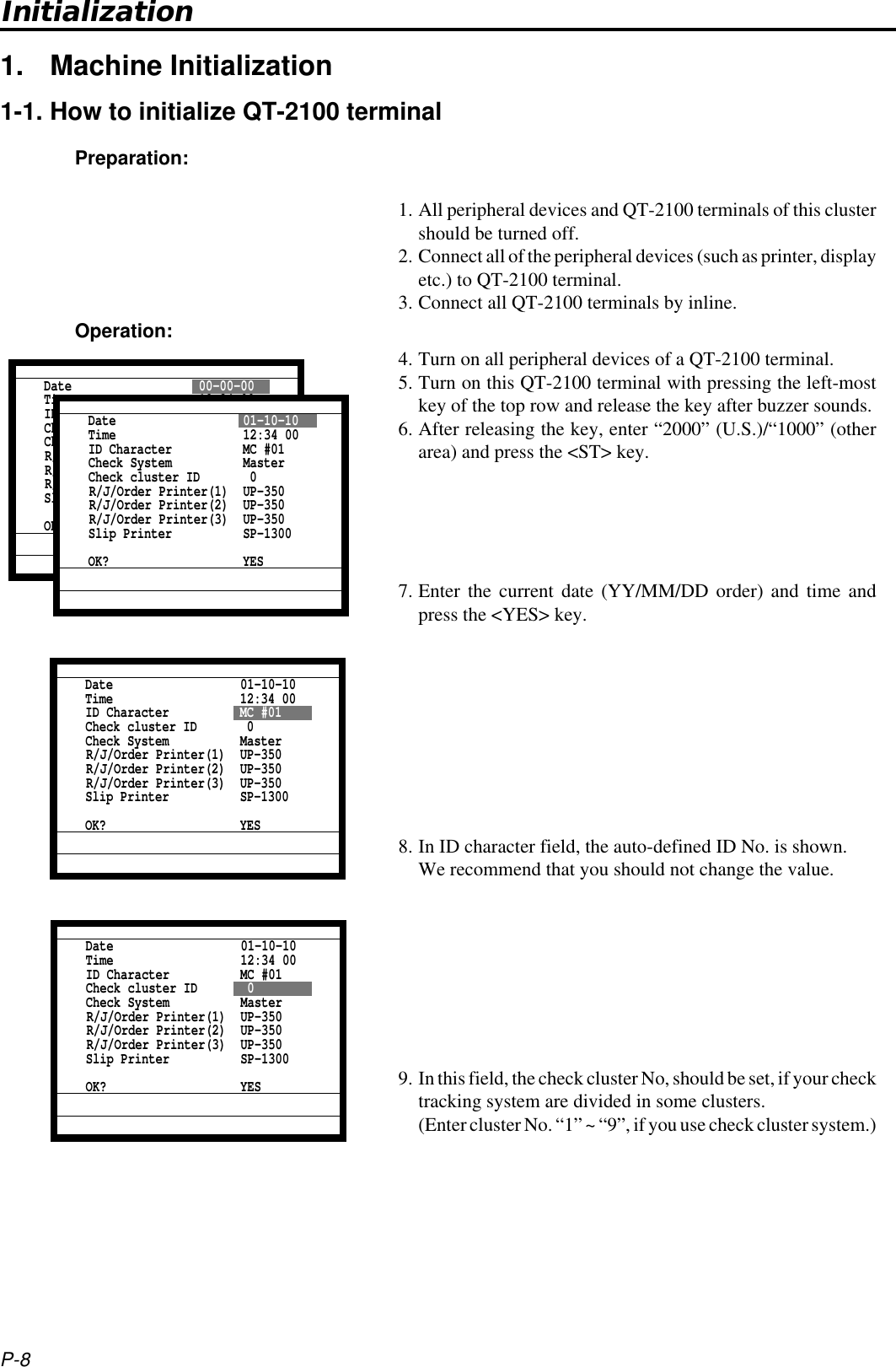 Casio Credit Card Machine Qt 2100 Users Manual Programming