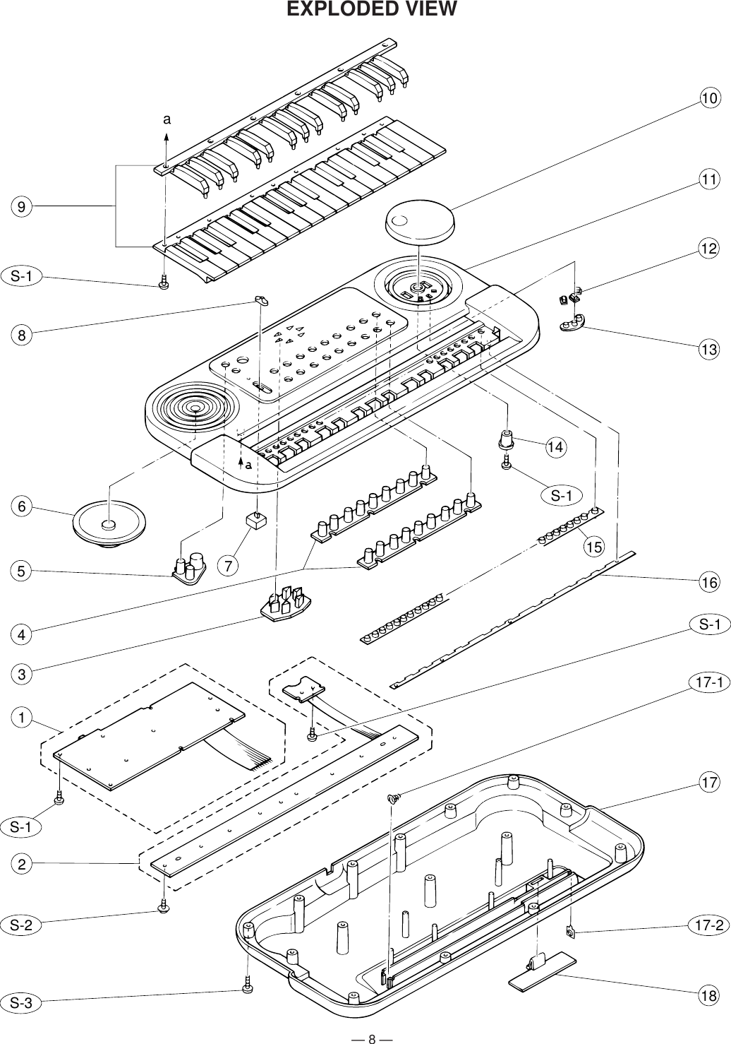 Page 8 of 12 - Casio Casio-Casio-Electronic-Keyboard-M-300-Users-Manual- S/M M-300  Casio-casio-electronic-keyboard-m-300-users-manual