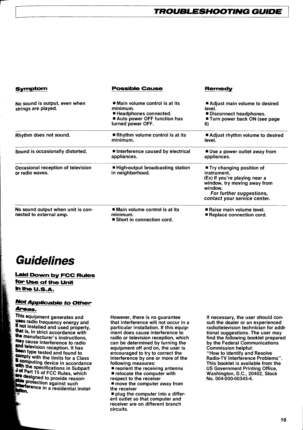 Page 11 of 11 - Casio Casio-Casio-Guitar-Dg-20-Users-Manual-  Casio-casio-guitar-dg-20-users-manual