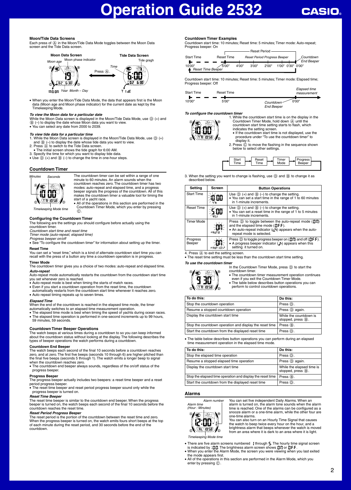 Page 2 of 5 - Casio Casio-Casio-Operation-Guide-2532-Mo0404-Ec-Users-Manual- QW-2532  Casio-casio-operation-guide-2532-mo0404-ec-users-manual