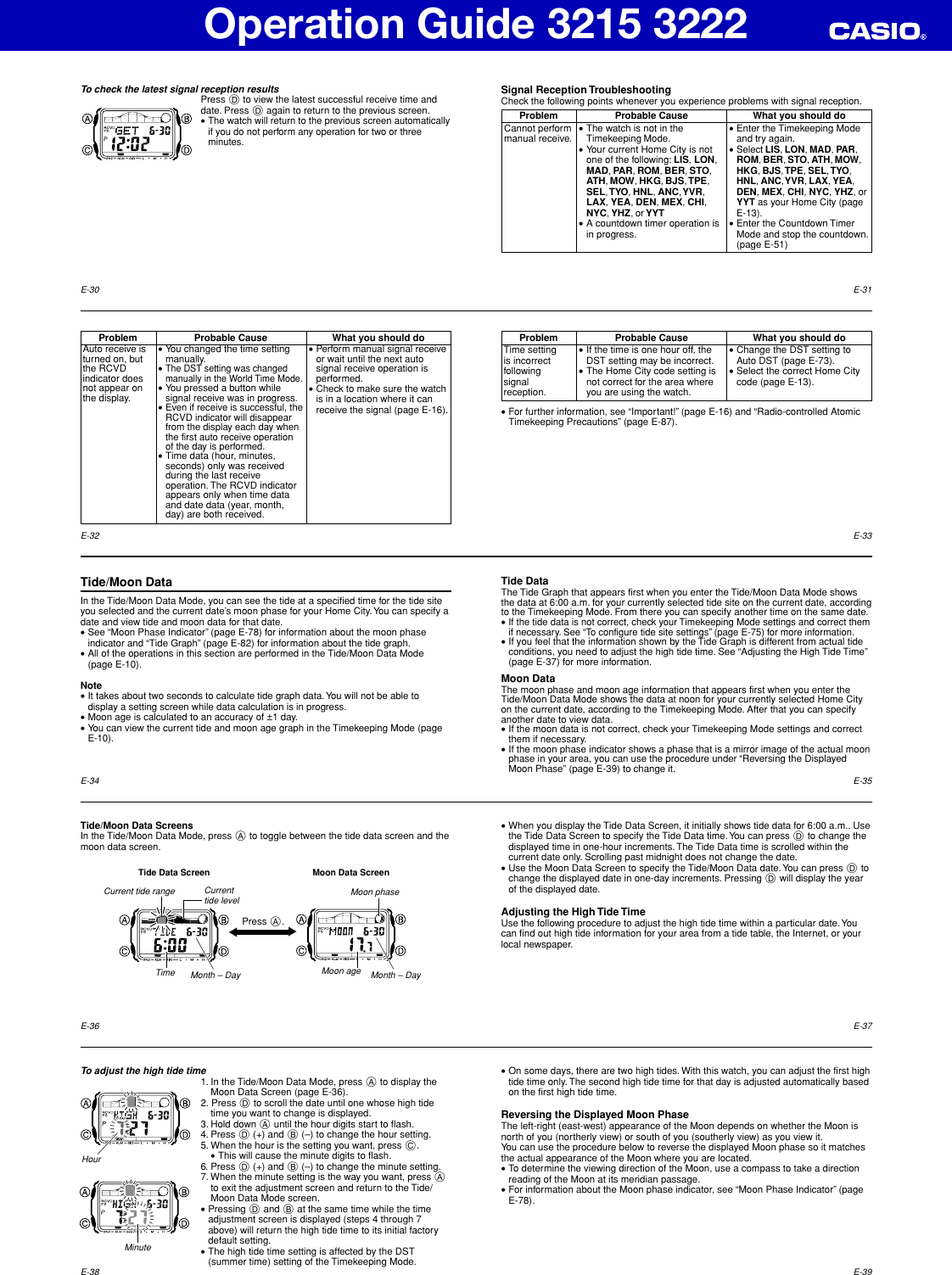 Page 4 of 11 - Casio Casio-Casio-Watch-3215-Users-Manual- QW-3215_3222  Casio-casio-watch-3215-users-manual