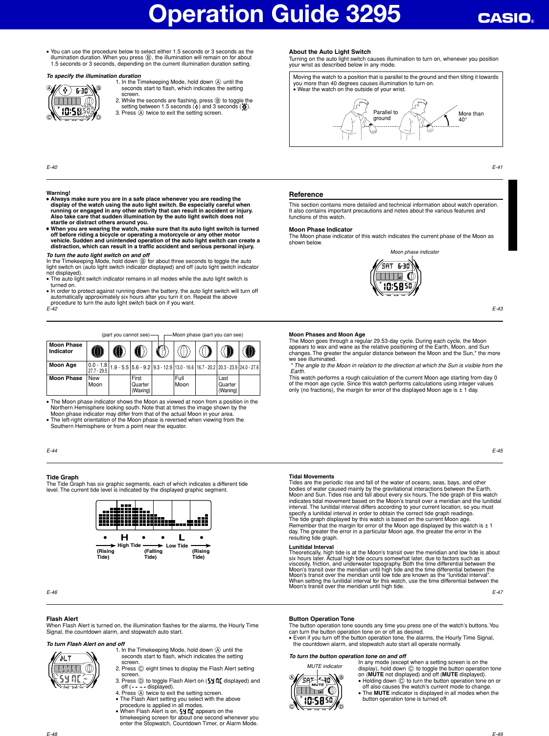 Page 5 of 7 - Casio Casio-Casio-Watch-3295-Users-Manual- QW-3295  Casio-casio-watch-3295-users-manual