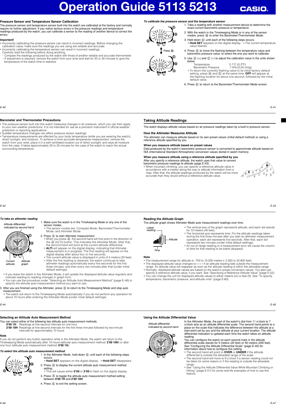 Page 6 of 12 - Casio Casio-Casio-Watch-5213-Users-Manual- QW-5113_5213  Casio-casio-watch-5213-users-manual