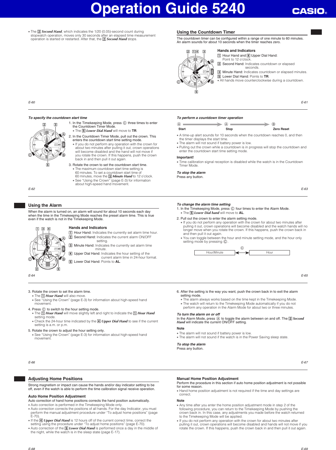 Page 7 of 9 - Casio Casio-Casio-Watch-5240-Users-Manual- QW-5240  Casio-casio-watch-5240-users-manual