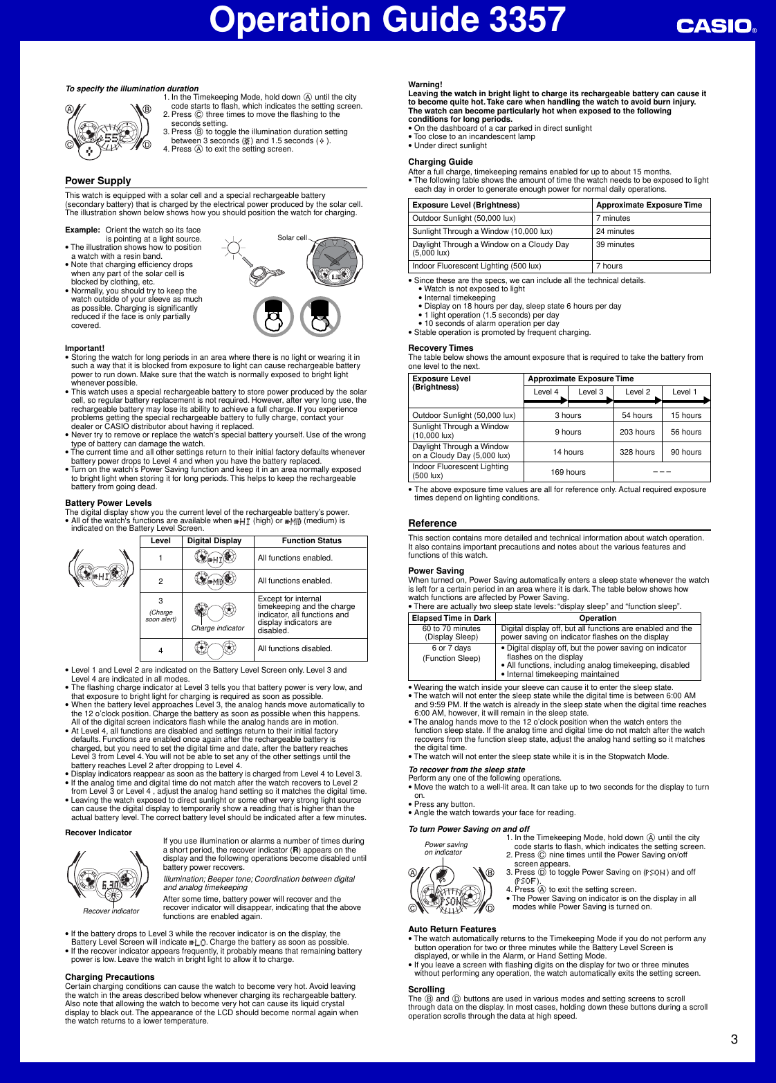 Page 3 of 4 - Casio Casio-Casio-Watch-Mo0405-Ea-Users-Manual- QW-3357  Casio-casio-watch-mo0405-ea-users-manual