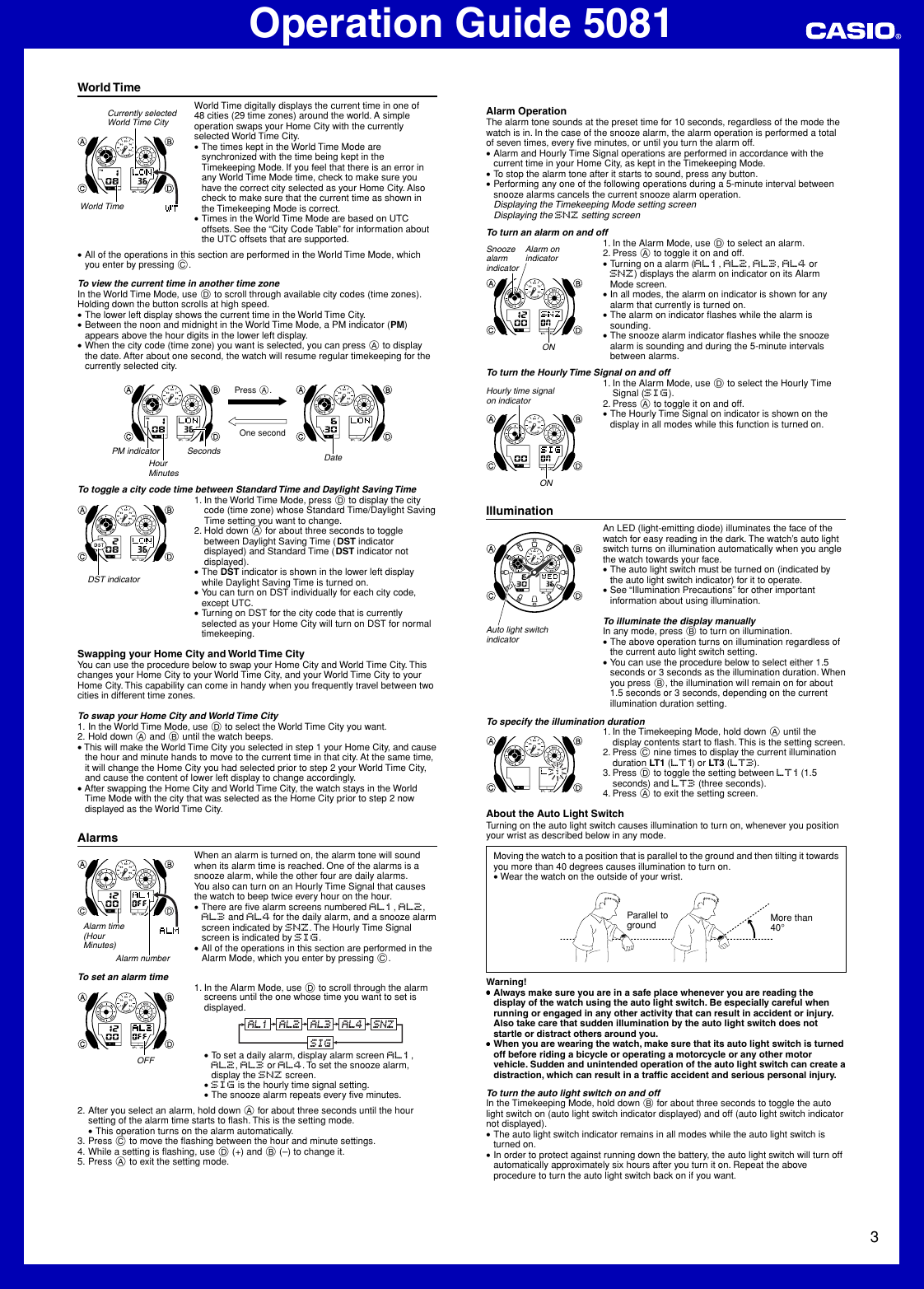 Page 3 of 4 - Casio Casio-Casio-Watch-Mo0911-Ea-Users-Manual- QW-5081  Casio-casio-watch-mo0911-ea-users-manual