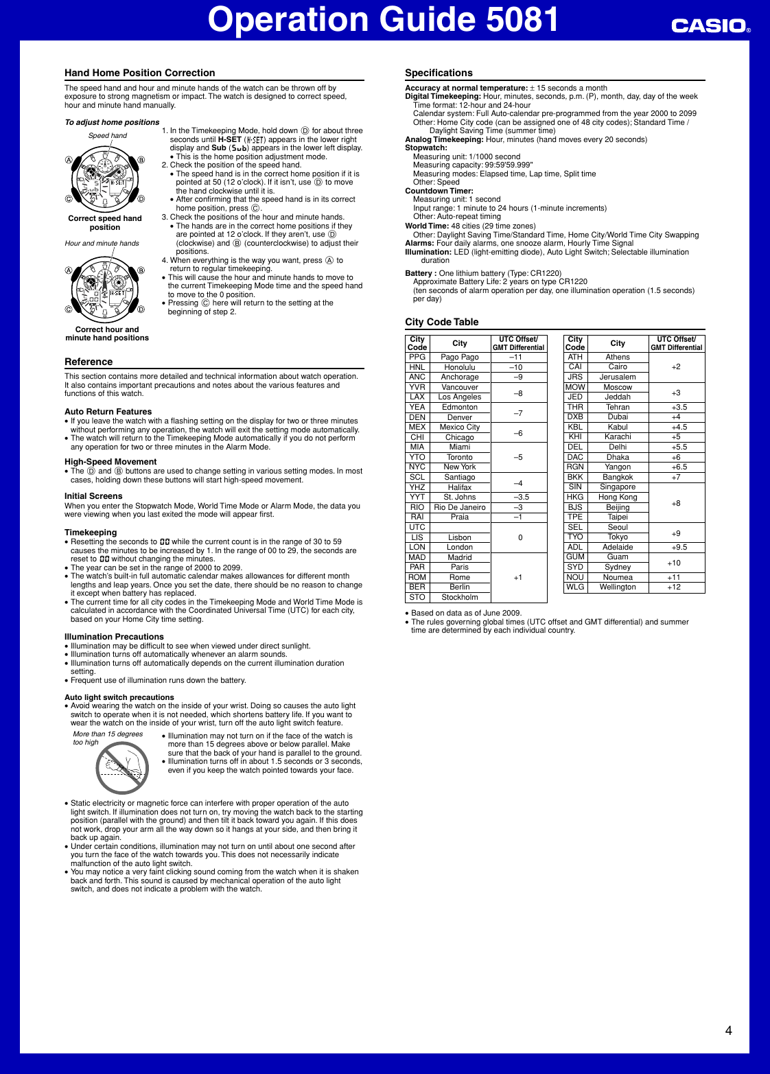 Page 4 of 4 - Casio Casio-Casio-Watch-Mo0911-Ea-Users-Manual- QW-5081  Casio-casio-watch-mo0911-ea-users-manual
