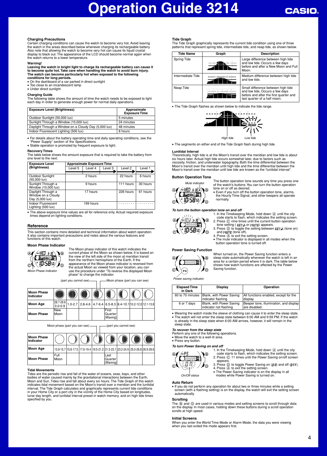 Page 4 of 5 - Casio Casio-Casio-Watch-Mo1005-Ea-Users-Manual- QW-3214  Casio-casio-watch-mo1005-ea-users-manual