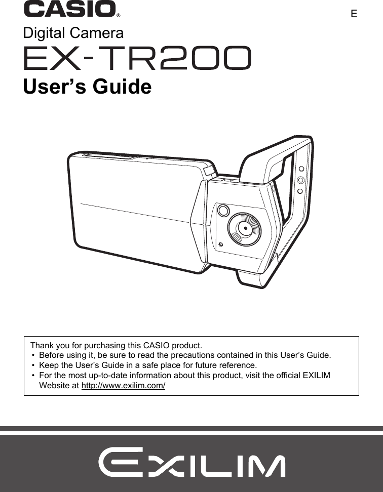 Casio Ex Tr200 Users Manual