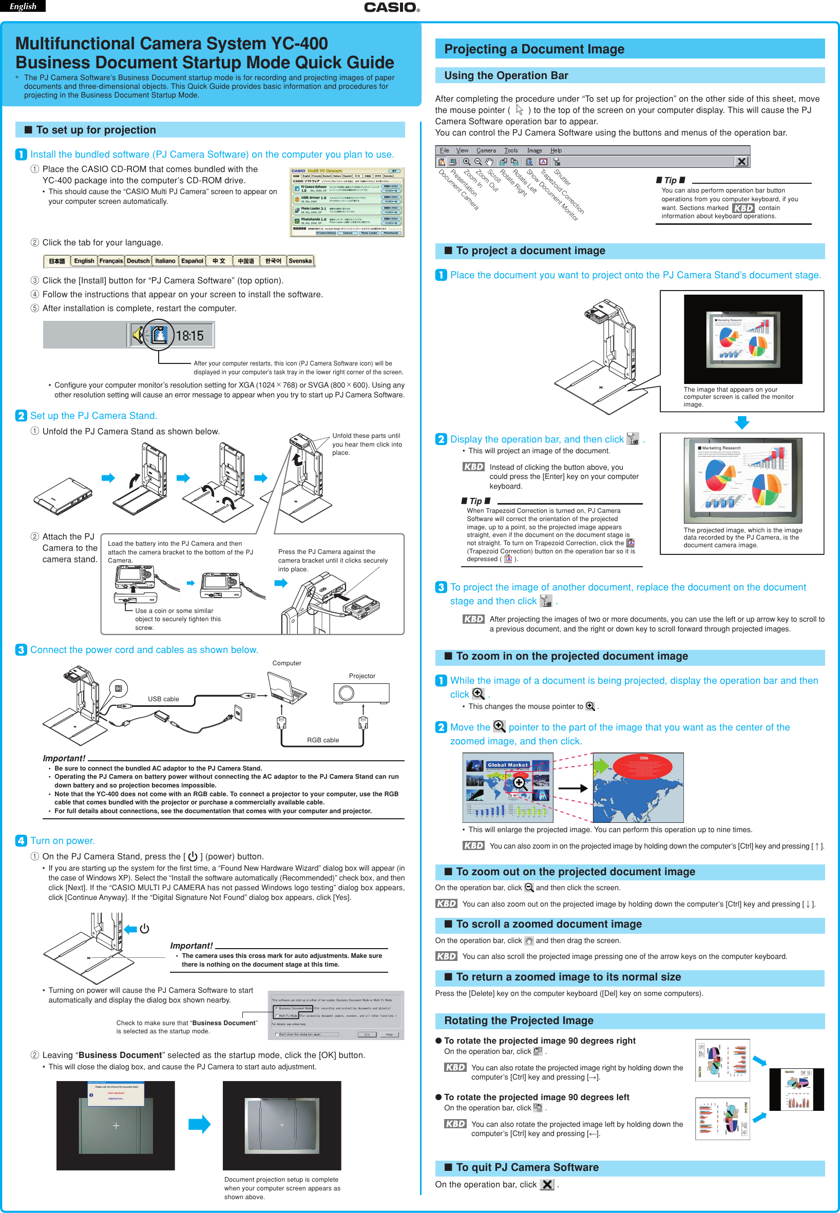 Page 1 of 1 - Casio Casio-Multi-Pj-Camera-Yc-400-Users-Manual-  Casio-multi-pj-camera-yc-400-users-manual