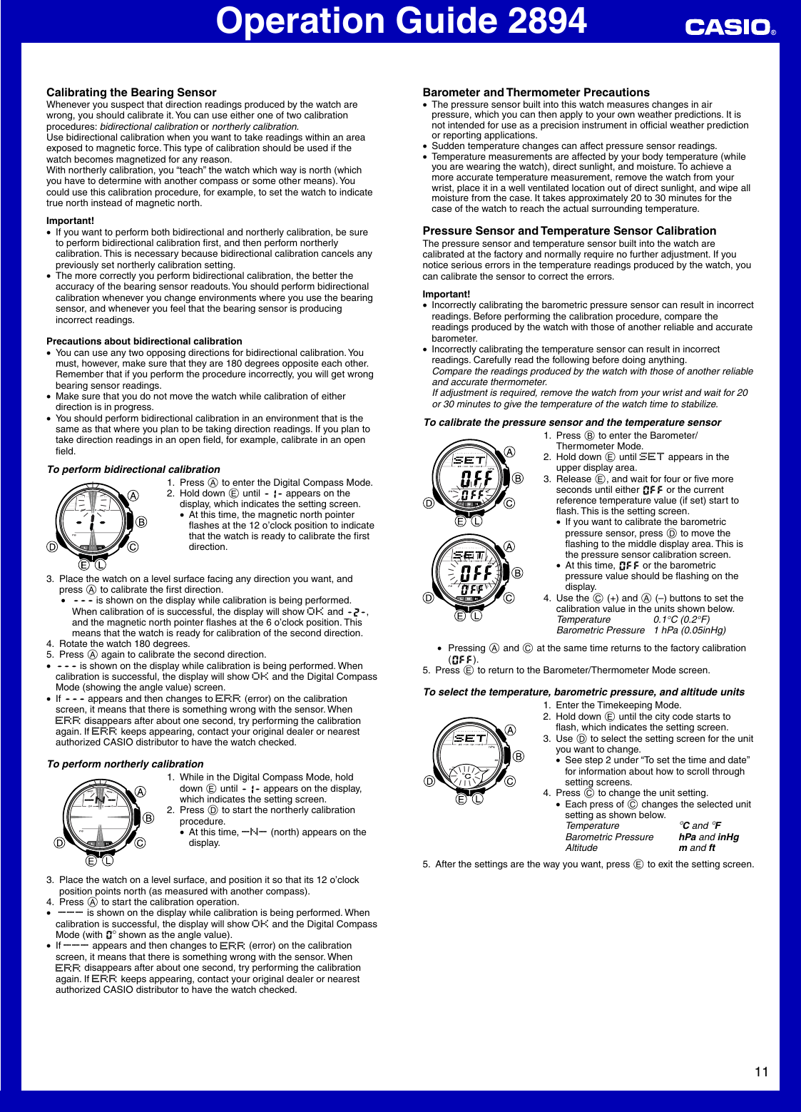 Page 11 of 12 - Casio Casio-Pathfinder-Pag80-Operation-Manual- QW-2894  Casio-pathfinder-pag80-operation-manual
