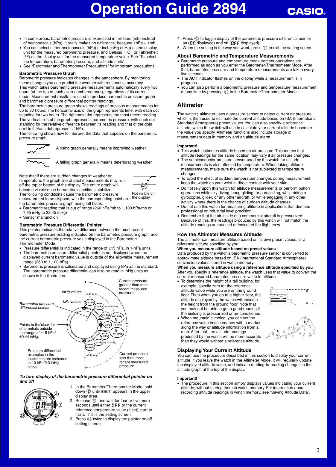 Page 3 of 12 - Casio Casio-Pathfinder-Pag80-Operation-Manual- QW-2894  Casio-pathfinder-pag80-operation-manual