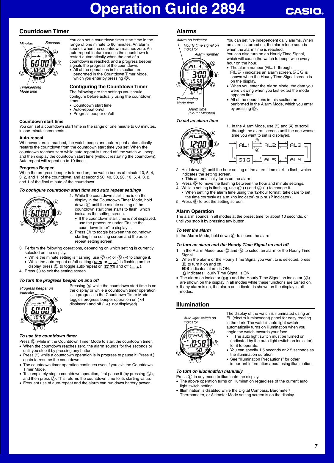 Page 7 of 12 - Casio Casio-Pathfinder-Pag80-Operation-Manual- QW-2894  Casio-pathfinder-pag80-operation-manual