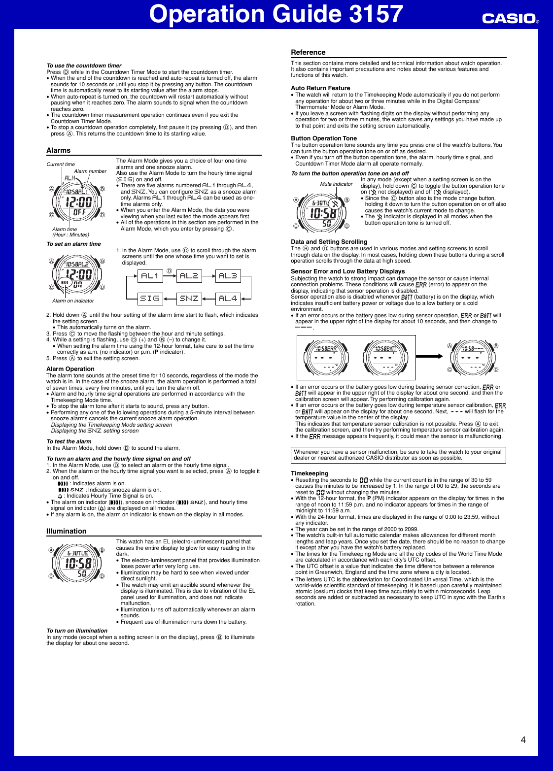 Page 4 of 5 - Casio Casio-Sgw100B-3V-Operation-Manual- QW-3157  Casio-sgw100b-3v-operation-manual